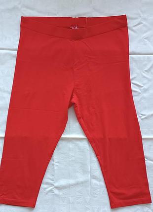 Как новые!качественные укороченные капри, капри-бриджи р.l/xl.