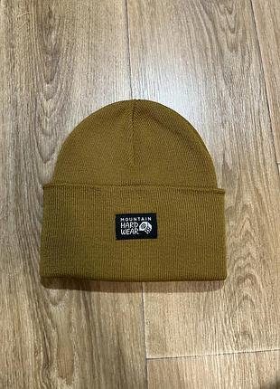 Шапка mountain hardwear гірчичного кольору, one size