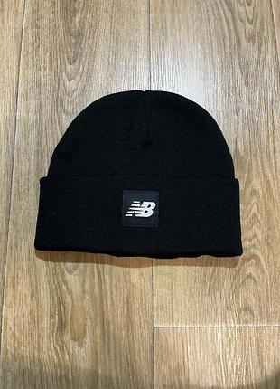 Шапка new balance чорна, one size