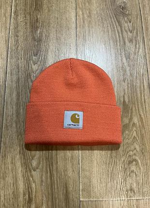 Шапка carhartt оранжева, one size
