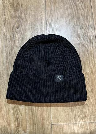 Шапка calvin klein чорна, розмір l-xl