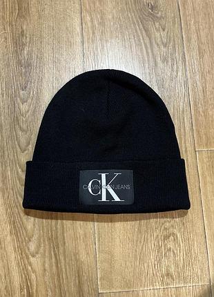 Шапка calvin klein jeans чорна, one size