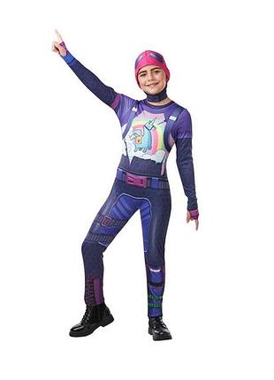 Детский карнавальный маскарадный костюм игрок fortnite  brite bomber яркая бомба для девочек halloween новогодний хэллоуин rubies 9-10 11-12 лет