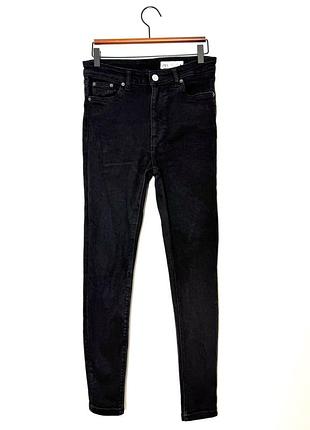 Чорні джинси скіні zara