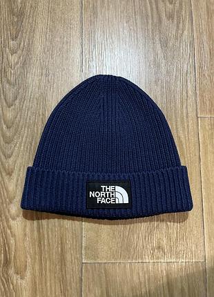 Шапка the north face синя, one size