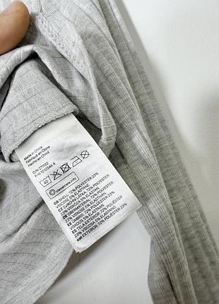 Лонгслив в рубчик h&m 4