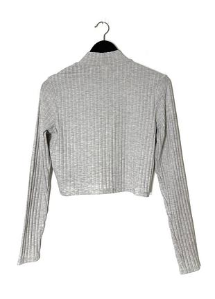 Лонгслив в рубчик h&m 3