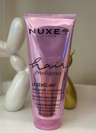 Nuxe hair prodigieux le démêlant зволожуючий поживний кондиціонер для блиску та шовковистості волосся