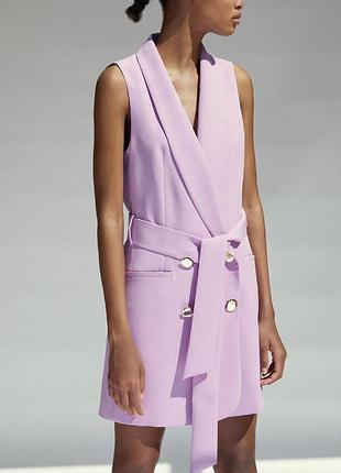 Бузкова сукня жилет zara
