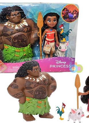 Набор кукол disney princess "моана и мауи" moana & maui petite (223124)