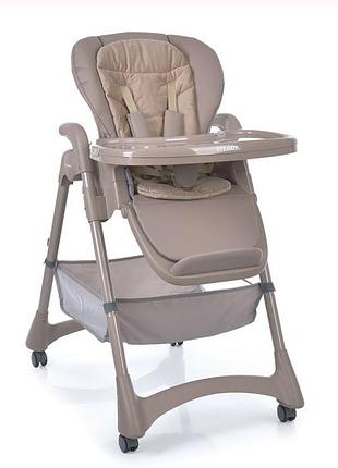 Стульчик для кормления el camino me 1177 steady taupe beige
