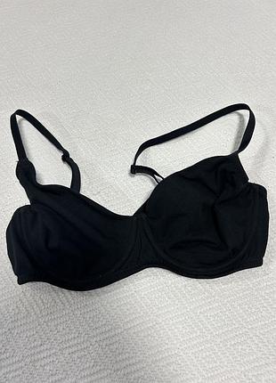 Бюстгальтер чорний м’який 80 с marks &spencer бавовна