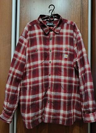 Рубашка утепленная женская батал от бренда carhartt