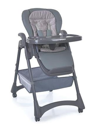 Стульчик для кормления el camino me 1177 steady total gray