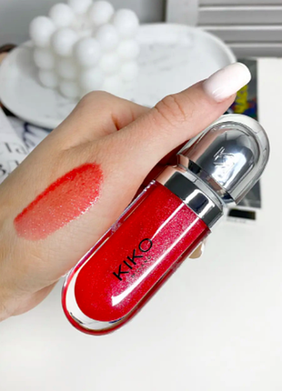 Блиск для губ 3d hydra kiko milano. номер: 12