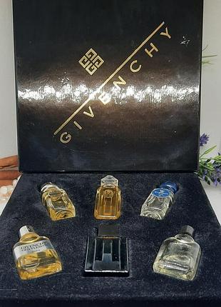 Коллекционный набор парфюмерных миниатюр givenchy (6 шт: givenchy iii, ysatis, eau de givenchy, xeryus, givenchy gentleman, monsieur de givenchy), 22