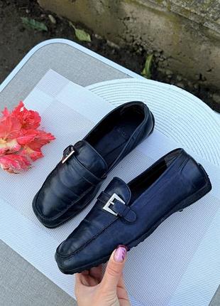 Брендовые бутилочные темно-зеленые лоферы кожа stuart weitzman