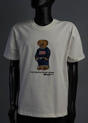 Футболка polo ralph lauren біла чорна s m l