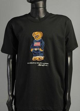 Polo ralph lauren футболка s m l білого та чорного кольору