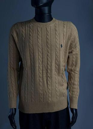 Polo ralph lauren мужской свитер черный, коричневый, синий m, l, xl