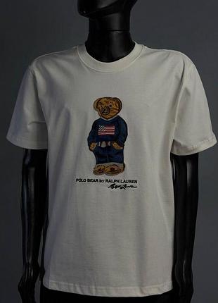 Футболка polo ralph lauren s m l чорна біла