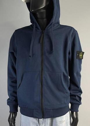Спортивна кофта на блискавці stone island оверсайз m, l, xl