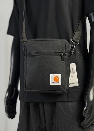 Мессенджер carhartt черный 20*15 см