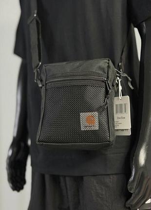 Carhartt мессенджер черный 20*15 см