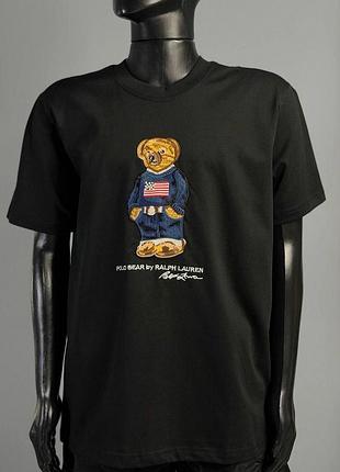 Футболка s m l чорна біла polo ralph lauren