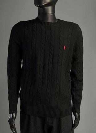 Свитер мужской polo ralph lauren: черный, коричневый, синий m, l, xl