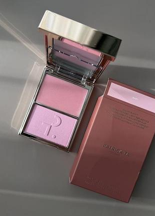 Patrick ta major glow creme & powder light reflecting translucent highlighter duo хайлайтер 3