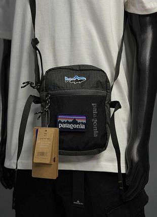 Patagonia серый мессенджер сумка 20 на 15 см