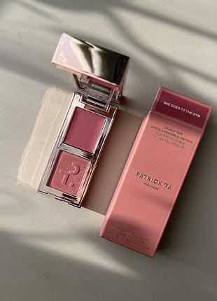 Patrick ta major headlines double-take crème & powder blush duo румʼяна