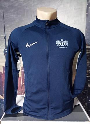 Спортивна кофта (олімпійка) nike dri-fit футбольного клубу fcz (letzikids).  артикул (style code): ao0794-451. розмір l, на зріст  147–158 см. тайланд