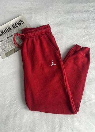 Спортивні штани jordan джогери червоні