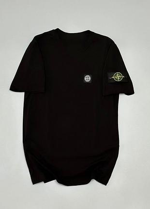 Stone island футболка черная s, m, l, xl, xxl