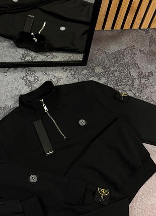 Stone island мужской демисезонный костюм черного цвета анорак брюки s-xxl