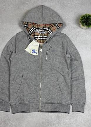 Демисезонная зепка burberry серого цвета s-xl