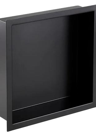 Полка для ванной комнаты mixxus premium niche-0101 black (mi6678)