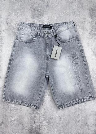Джинсовые шорты balenciaga мужские