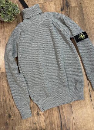 Новый гольф stone island серый s-xxl