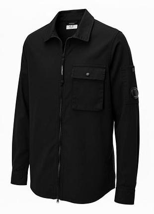 Сорочка c.p. company чорна m, s, xxl