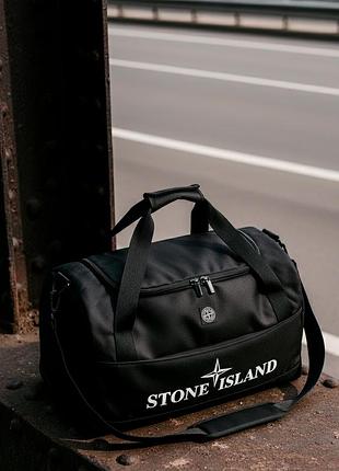 Сумка stone island у чорному кольорі