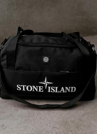 Чорна модель сумки stone island