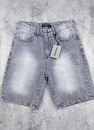 Мужские джинсовые шорты balenciaga синего цвета, новые 30 31 32 36 38
