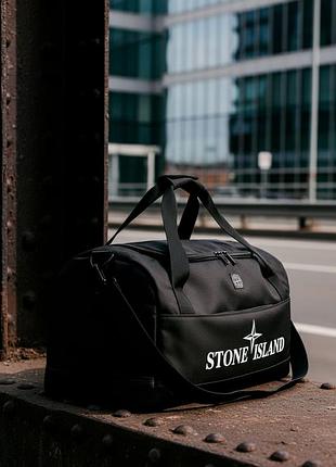 Сумка бренду stone island чорна 2