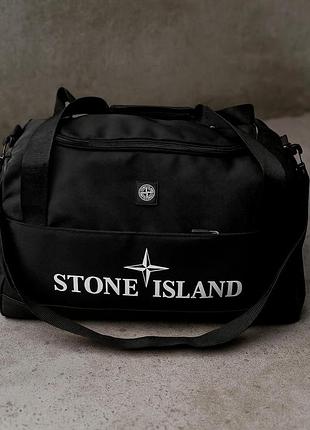 Сумка бренду stone island чорна 4