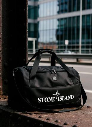 Stone island сумка чорна