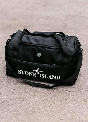 Чорна наручна сумка stone island 4