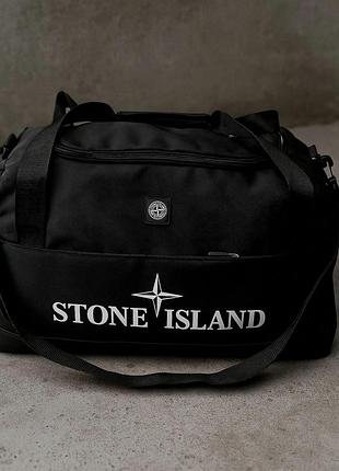 Чорна наручна сумка stone island 5